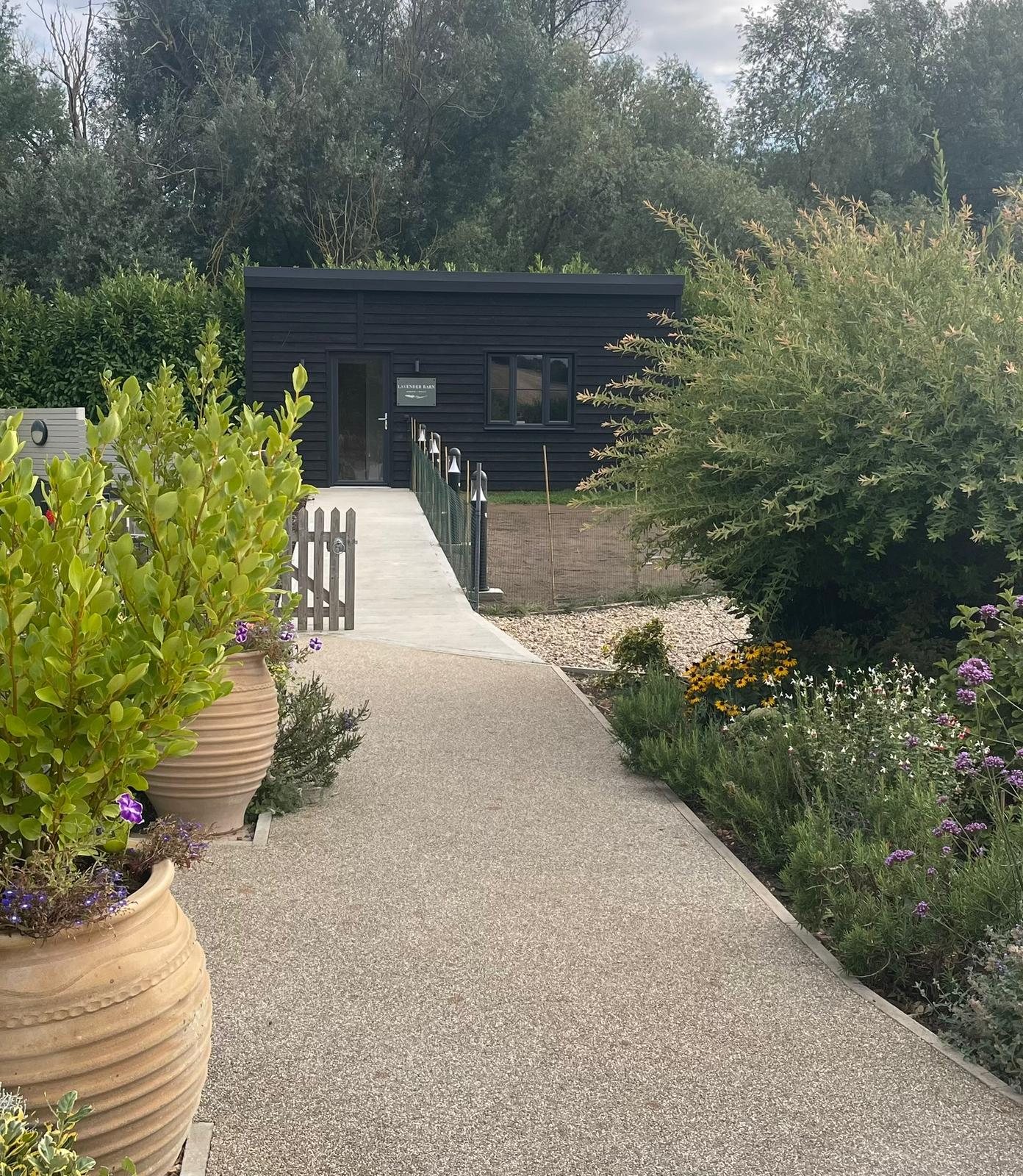 Lavender Barn exterior at Willow Tree Farm Shop